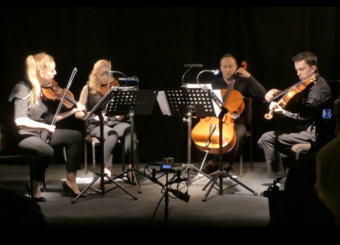 Royal Stringquartet Warschau: Izabella Szalaj-Zimak (Violine), Elwira Przybylowska (Violine), Pawel Czarny (Viola), Michal Pepol (Violoncello)